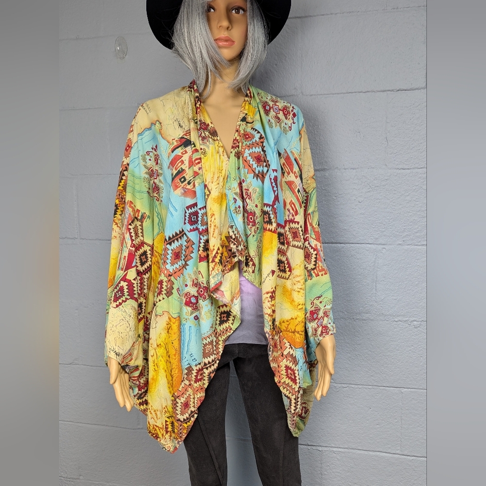 Bohemian Multicolor Scarf Wrap